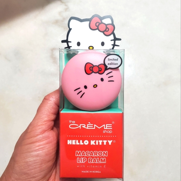Hello Kitty Macaron Lip Balm Watermelon NWT - Picture 4 of 4